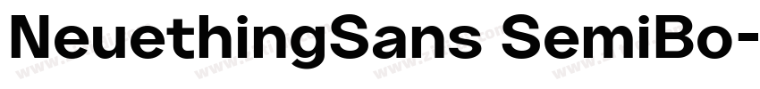 NeuethingSans SemiBo字体转换 NeuethingSans SemiBo字体转换